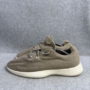 Allbirds Shoes Womens Size 8 Wool Runners Tan & White Comfort Casual Sneakers